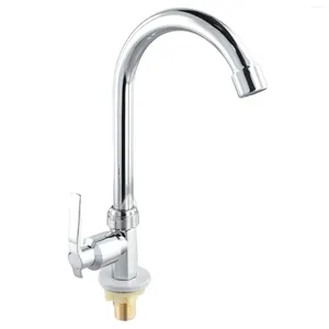 Bathroom Sink Faucets 1x Kitchen Faucet Stainless-Steel Tall Mixer Pull Out Spray Single Handle Swivel Spout Taps