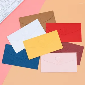 Envoltório de presente 5 pcs coreano ocidental romântico amor dedução envelope convite personalizado doces-colorido saco decorativo atacado