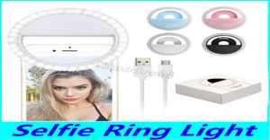 RK12 Wiederaufladbare Universal-LED-Selfie-Licht-Ringlicht-Blitzlampe Selfie-Ring-Beleuchtung Kamera-Pographie für iPhone Samsung S10 9290536