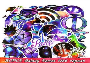 50 szt. Galaxy JDM Naklejki Poster Wall Blackboard Naklejki do gitarowej laptopa Laptopa Bagaż samochód Dzieci DIY Najwyższa jakość STIC5132745