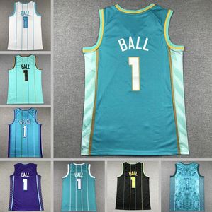 قمصان كرة السلة Lamelo Ball Green White 2024 City Men Women Youth S-XXL Sport Jersey