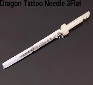 50pcs x 3F Permanent Sterilized Makeup assorted Tattoo Needles Needle caps For Dragon tattoo machine 5857029