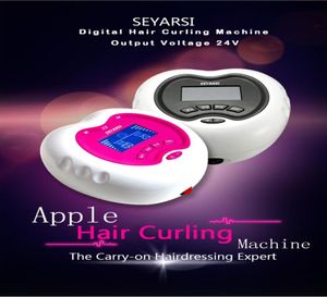 Ny ankomst 110V mini hår curling machinehair perming maskin äpple form färg rosa 24v utgång9680502