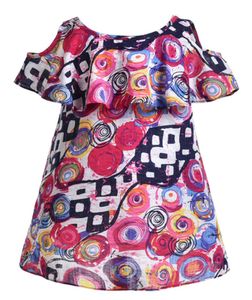 Designer Baby Girl039s Abiti per bambini Abiti carini Elegante abito stampato Gonna senza maniche Baby Girl039s Abbigliamento 8271295