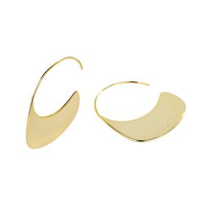 Personality plated gold earrings womens jewelry resplendent stud earrings romantic orecchini designer earrings for woman engagement travel gifts zh132 E4