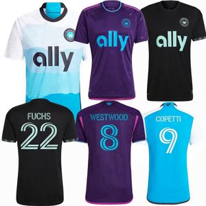 2023 2024 2025 CHARLOTTE fc Fußballtrikots COPETTI ARFIELD DEJAEGERE BRONICO SWIDERSKI WESTWOOD BYRNE 24 25 Spieler-Fans-Version Fußball-Herren- und Kindertrikot