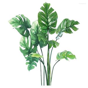 Wall Stickers Tropical Plants Leaves Home Children's Room Green Decade Car Tiles Glass Furniture High Quality