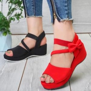 Sandálias cunhas plataforma mulheres chunky sapatos de salto alto 2024 verão arco fad slingback chinelos casuais bombas flip flops slides