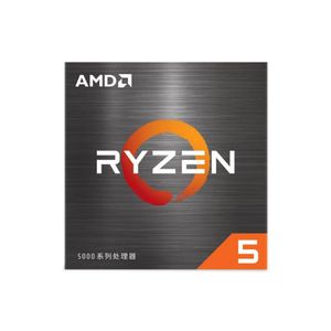 Monitores Amd Ryzen 5 5600 R5 3.5 Ghz 6-Core 12-Thread CPU Processador 7Nm L3Is32M 100-000000927 Soquete Am4 selado e vem com o ventilador Dh05D