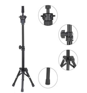 Salon yanlış kafa saç tutucusu kelepçe ayarlanabilir kuaförlük peruk saç tripod eğitim sahibi manken kafa peruk stantları tool3057799