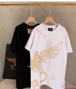 2020SS Spring and Summer New High -Case Cotton Printing Short Sleeve Round Neck Panel Tshirt Size Mlxlxxlxxxl Color Black W4785385