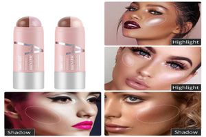 الوجه تمييز العصي ظلال العيون 2 في 1 contour highlighter عصا تفتيح الوجه مستحضرات التجميل 5297434