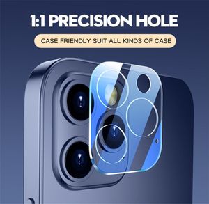 Защитная пленка для объектива телефона для iPhone 12 Mini 11 Pro Max 3D Прозрачная устойчивая к царапинам полная крышка задней камеры из закаленного стекла F3082664