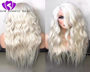 613 Blonde Synthetische Lace Front Perücke Lange Körperwelle Perücken Für Frauen Hitzebeständige Faser Ohne Kleber Natürlicher Haaransatz Cosplay Perücke 2609083519