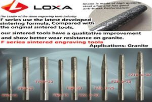 LOXA Fseires Sintered diamond tools Diamond grinding tool CNC engraving bit for carving Granite relief end milling tool4366440