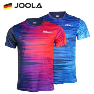 Polos JOOLA Frühling Sommer Tischtennis Kleidung Männer Frauen Kurzarm Sport Kragenloses T-shirt Atmungsaktive Quickdrying Jersey 2022