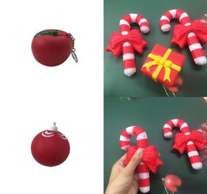 Jumbo Squishy Christmas Crutches Sensory Squeeze Fidget Toys Xmas Gift Box Apple Bell Shape Squishies Stress Reliever Ball Autism 9925276