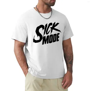 Мужские топы на бретелях, классическая футболка Sickmode, милые футболки на заказ, мужские футболки с рисунком в стиле аниме, забавные