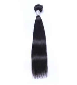 Brazylijskie dziewicze ludzkie włosy proste nieprzetworzone włosy Remy Weves Double Wefts 100Gbundle 1bundlelot można barwić Bluled6624236