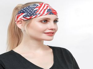 Old Cobbler 2021 European och American Hair Band Printing Headwear Sports Yoga pannband Svettabsorption Stopp Wide Brimmed Scarf W2376465