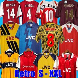 MAGLIA DA CALCIO retrò HIGHBURY HOME MAGLIA DA CALCIO PIRES HENRY REYES 02 03 05 06 98 99 BERGKAMP 94 95 ADAMS Persie 96 97 Galla 86 87 89 WRIGHT