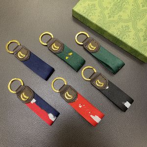 Dragonne Anahtar Tutucu Aksesuarlar Tasarımcı Floral Tuval Keychain Araba Ticari Zincir Ring Cazibe Pochette Adı Adı Etiket Sıcak Damgalama Damgası