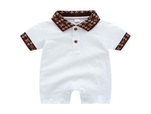 marchio di moda estiva neonato vestiti per bambini in cotone sezione sottile a maniche corte ropa para bebes neonata romper1728111