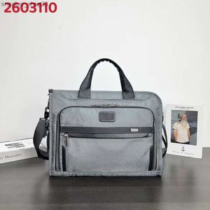 TUMIIS minimalista Tumiis sottile Valutazione Business Business Designer Backpack Casual Back Pack Borse 2603110 Computer balistico Nylon Qm5t