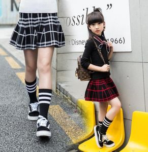 Preppy primavera outono estudante meninas saias xadrez princesa saia de veludo 5 6 7 8 9 10 11 12 13 14 anos de idade coreano crianças roupas2472781