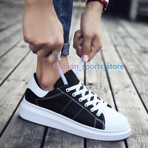 Scarpe da basket da uomo leggere e antiscivolo, sneakers alte, traspiranti e con cuscino d'aria, ideali per lo sport all'aria aperta, colore bianco L6