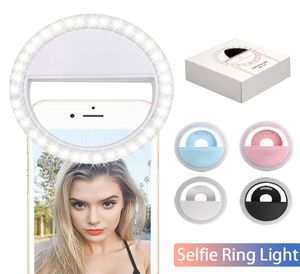 RK12 Şarj Edilebilir LED Monopod Selfie Stick Işık İPhone 14 13 Pro Max Universal Selfie Lambası Cep Telefonu Lens Taşınabilir Flash RI3441694