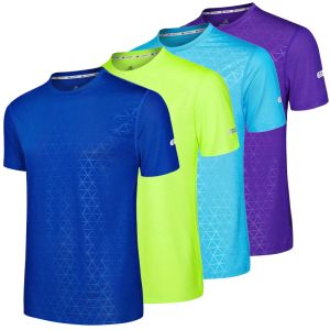 T-shirts män barn t skjortor snabb torr kort ärm sport t shirt gym tröjor fitness skjorta tränare springa tshirt kvinnor sportkläder