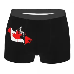 Mutande Canada Flag Map Homme Mutandine Uomo Intimo Stampa Pantaloncini Boxer Slip