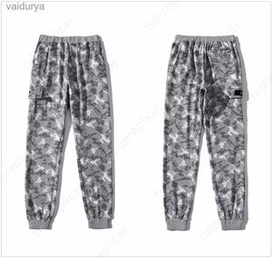 Calça de designer de carga masculina camuflagem esportes moletom moletom oversized fi calças luminosa estrela corredores a1 240308