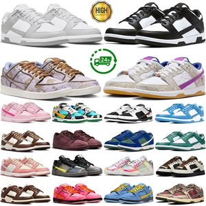 Homens Mulheres Sapatos Baixos Panda Tênis Branco Preto  Azul Cinza Fog Photon University Vermelho Syracuse Rosa Triplo Laser Laranja Tênis