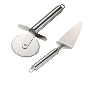 Pizza Cutter Wheel Server Set Super Super Sharg