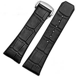 Cinturino per orologio in vera pelle per cinturino da polso serie Omega CONSTELLATION da 23 mm con chiusura in argento276c