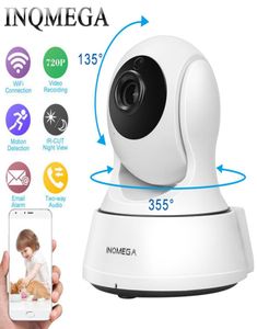 INQMEGA 720P Baby monitor di sicurezza Telecamera IP WiFi Sicurezza domestica Telecamera CCTV con visione notturna Audio bidirezionale P2P Visualizzazione remota1373434