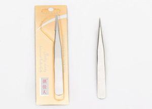 Whole Navina 1PCS New Stainless Steel Industrial Antistatic Tweezers Watchmaker Repair Tools Eybrow TweezerまつげTweezer3771503