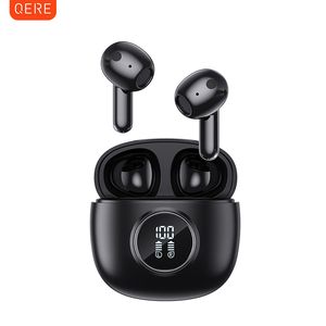 Qere E40 TWS Kulak Kulaklıklarda Gerçek Stereo Su Geçirmez Spor Kulaklığı Kablosuz Kulaklıklar Kablosuz Kulaklık Kulaklıkları