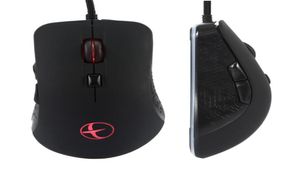Mouse aquecido com fio de fio para laptop Notebook Programável 6 Botões Gaming Mouse 2400 DPI Mouse ajustável para Gamer1006165