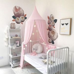 Princesa bebê mosquiteiro cama crianças dossel colcha cortina cama cúpula tenda249c