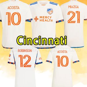 23 24 FC Cincinnati Soccer Jerseys KUBO 2023 2024 BRENNER ACOSTA HAGGLUND VAZQUEZ OBINNA BARREAL ANGULO Football Shirt BADJI SANTOS MORENO Mens MLS Jersey