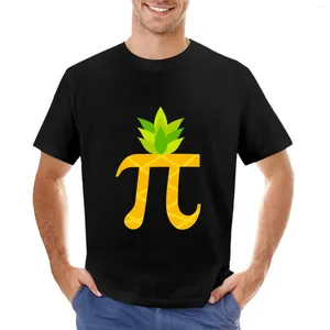 Canotte da uomo Divertente Pi-neapple Pi Day 2024 Segno colorato Umorismo Regalo T-shirt Abiti vintage Anime Mens Magliette bianche