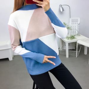 T-Shirt Breastfeeding Maternity Sweater 2020 Autumn Winter Warm Nursing Tops for Pregnant Women Tee Color Matching Pregnancy Sweater F55