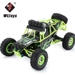 Wltoys 12428 1/12 RC Car 2.4g 4WD電気ブラシレースクローラーRTR 50km/h高速RCオフロードカーリモコンコントロールカーおもちゃ240329