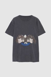Tasarımcı Kadınlar İnce Fit Baskılı Hip-Hop T-Shirt Baskı Vintage T Shirt Teslim Kızartma Renkli Yıkama Suyu Tee Kar Tanesi Kısa Kollu T-Shirt Kadın Tasarımcı Yaz Polo Topslaw5