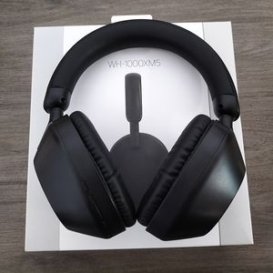 Novo 2024 Sony WH-1000XM5 Band para os fones de ouvido Bluetooth preto True Séreo Wireless Headphones Wholesale Factory Smart HD para Processador de cancelamento de ruído 55