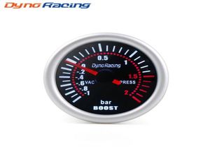 Dynoracing 2039039 52 mm Universal Smoke Len Turbo Boost Gauge Bar LED Digital Pointer Boost Gauge 12V Gauge Auto Messgerät BX10134320832