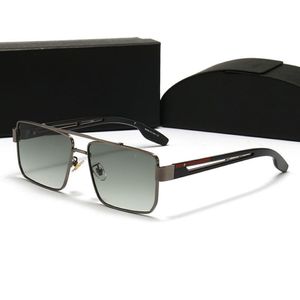 Projektanci okulary przeciwsłoneczne moda okulary przeciwsłoneczne osobowość odporna na uv popularne mężczyźni luksusowe retro kwadratowe szkło słoneczne swobodny wszechstronny ey323J